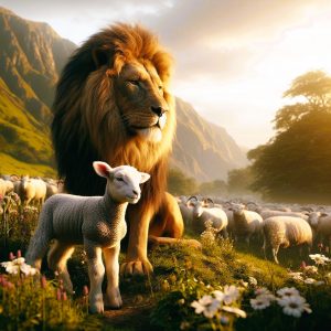 AIgenerated-Lion&Lamb
